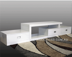 Ella White Gloss TV Cabinet