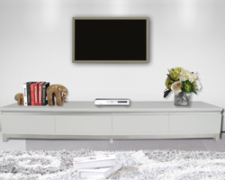 Puntra White Gloss TV Cabinet