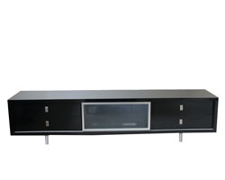Sentara High Gloss Black TV Cabinet