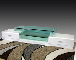 Vienna White Gloss TV cabinet