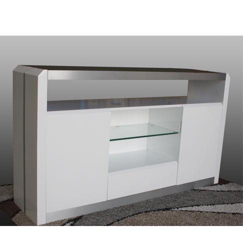 Metro Buffet Furniture White Gloss