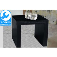 Black Oak Retro Side Table - Thumbnail 1