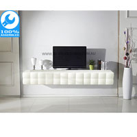 White Victoria Floating TV Unit